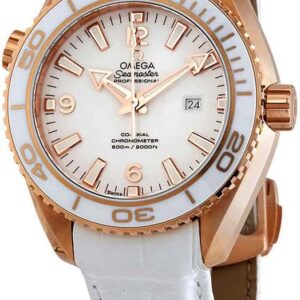 Omega Seamaster Planet Ocean 18kt Rose Gold Automatic Chronometer Ladies Watch