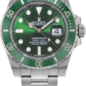 Rolex Submariner "Hulk" Green Dial Men's Luxury Watch M116610LV-0002