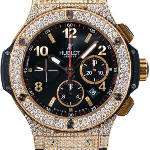 Hublot Big Bang 301.PX.130.RX.174 Diamonds 18K Rose Gold Mens Watch 45MM