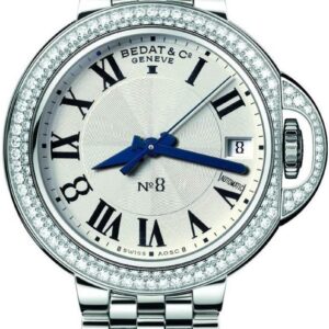 Bedat & Co Women's No.8 Diamond 36.5mm Steel Bracelet